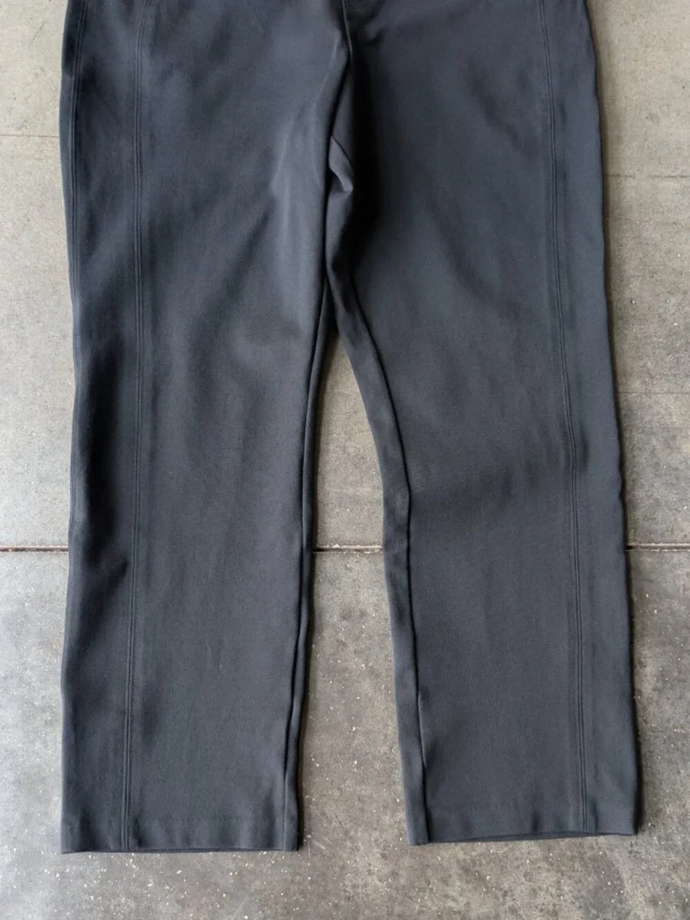 Spanx SPANXsupersmooth PerfectFit Ponte Slim Straight Pant in Black large petite